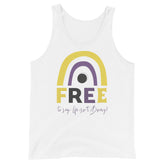 Free To Say: Life Isn't Binary! Unisex Tank Top